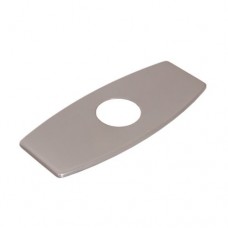 Ifaucet 3-to-1 Rectangle Shaped Brushed Nickel Sink Hole Cover Deck Plate Faucet Tap - B019GIBX2U